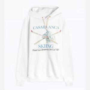 Casablanca Ski Club Hoodie White
